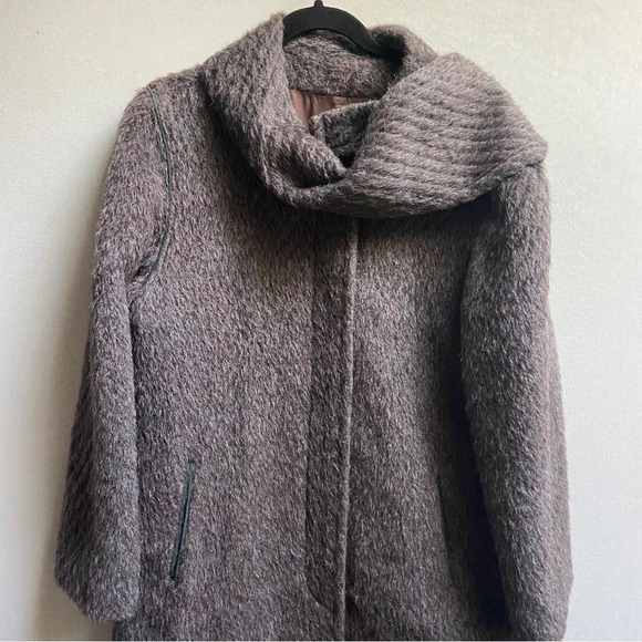 Vintage Surrey Classics Canada Mohair scarf A line trench jacket coat  Sz M/ L - Picture 4 of 17